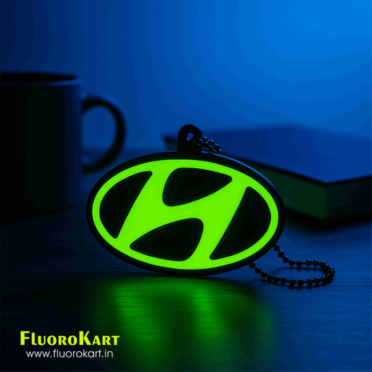 Hyundai Logo – Fluorescent Car Mirror Hanging Charm