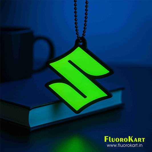 Suzuki Logo – Fluorescent Car Mirror Hanging Charm