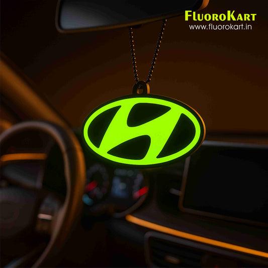 Hyundai Logo – Fluorescent Car Mirror Hanging Charm