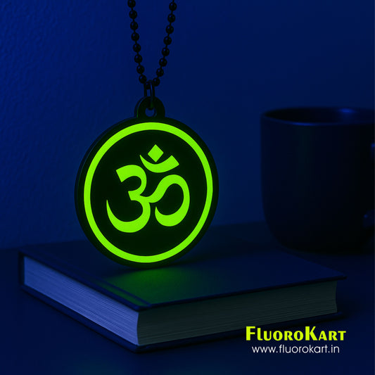 Aum Symbol – Fluorescent Car Mirror Hanging Charm