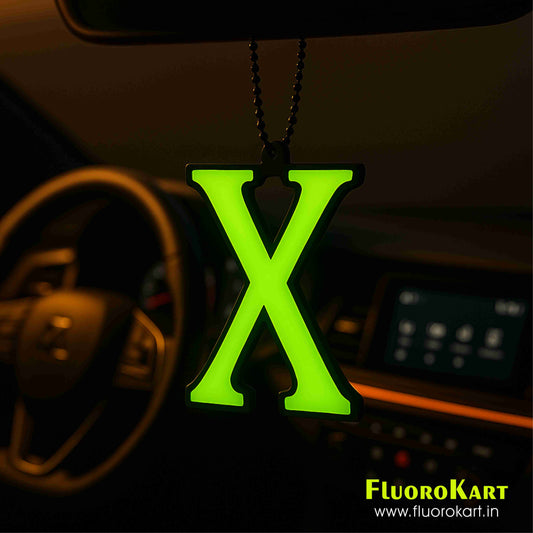 X Symbol – Fluorescent Car Mirror Hanging Charm