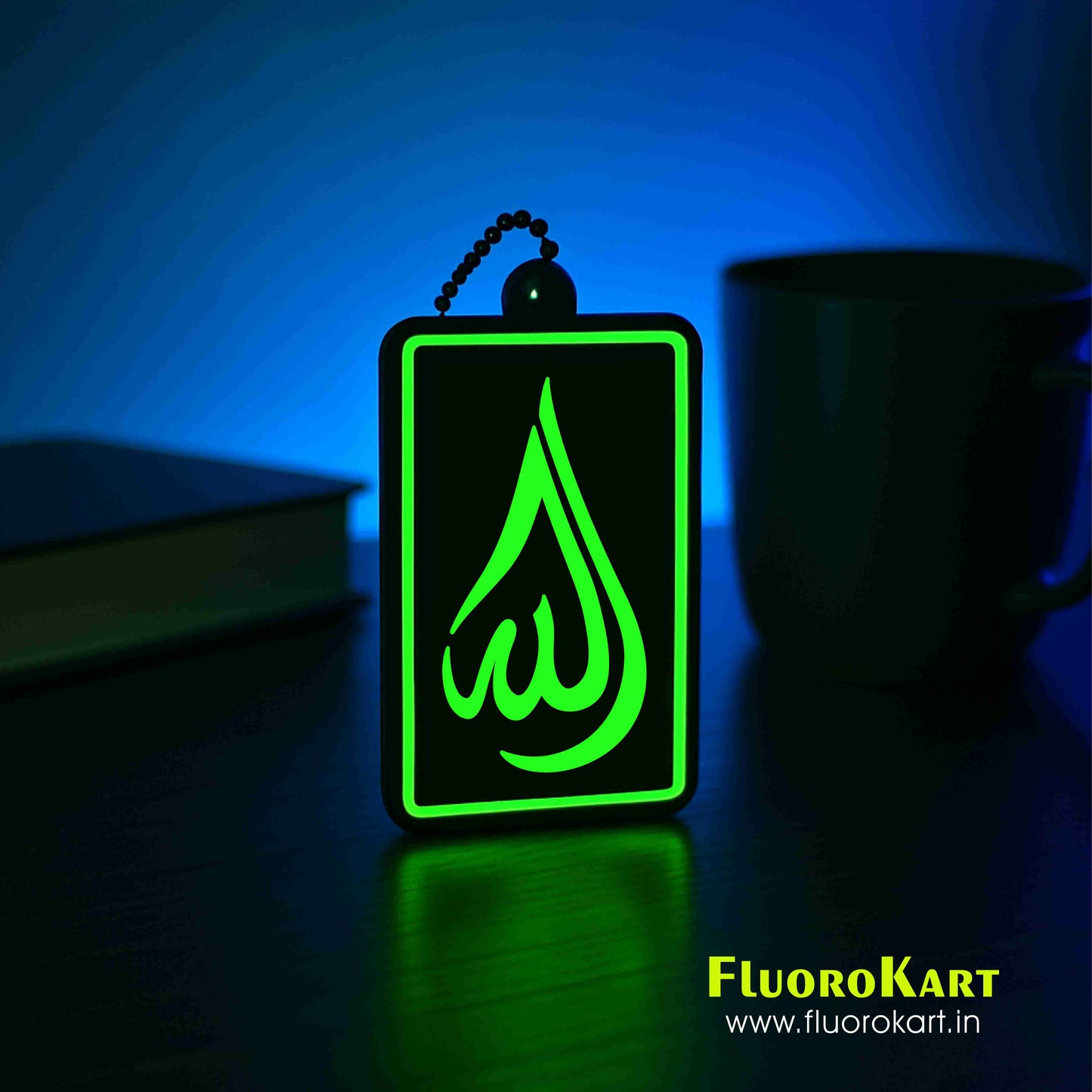 Allah Symbol – Fluorescent Car Mirror Hanging Charm