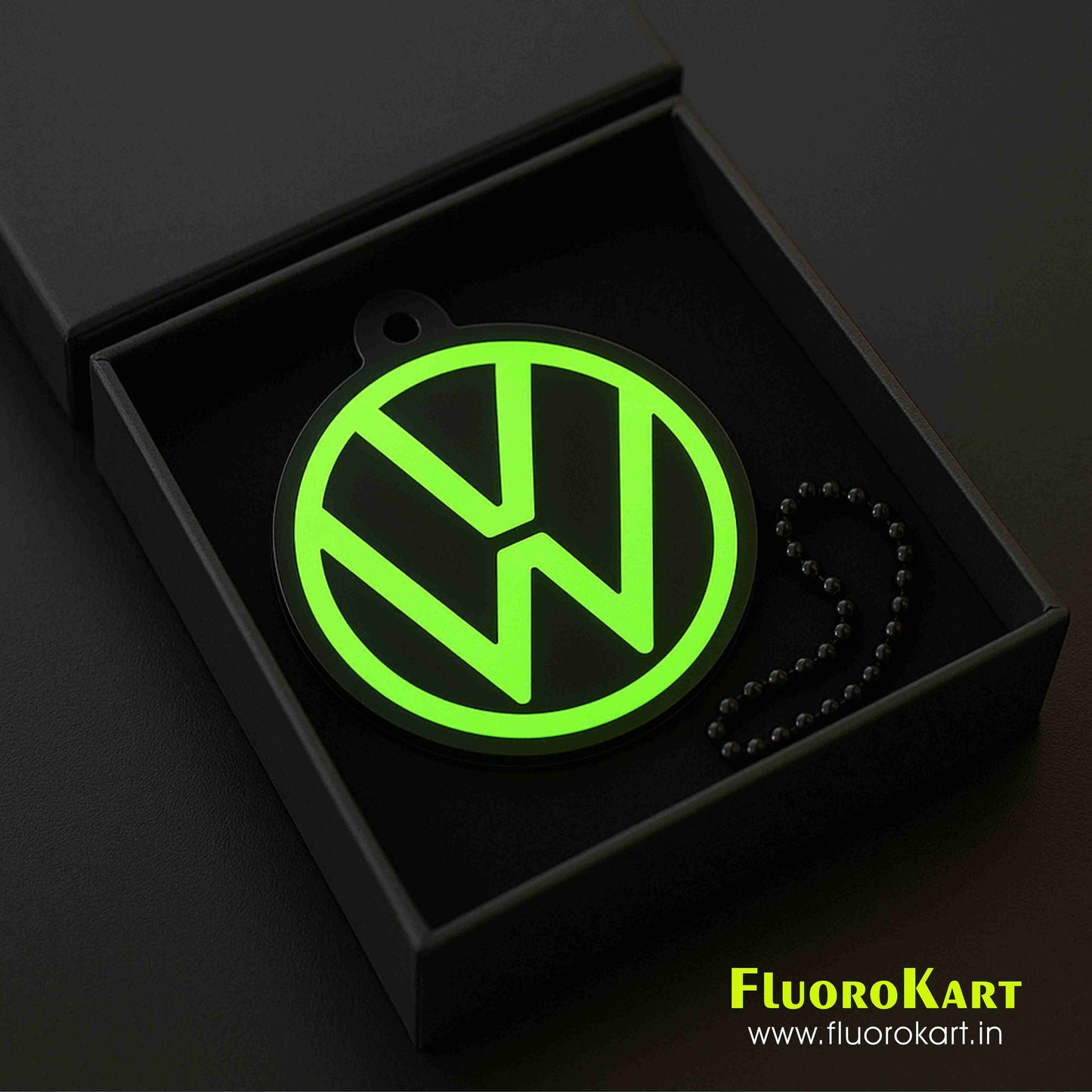 Volkswagen Logo – Fluorescent Car Mirror Hanging Charm