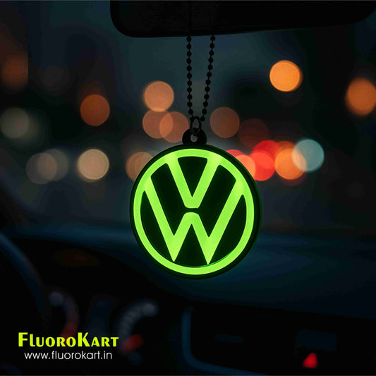 Volkswagen Logo – Fluorescent Car Mirror Hanging Charm