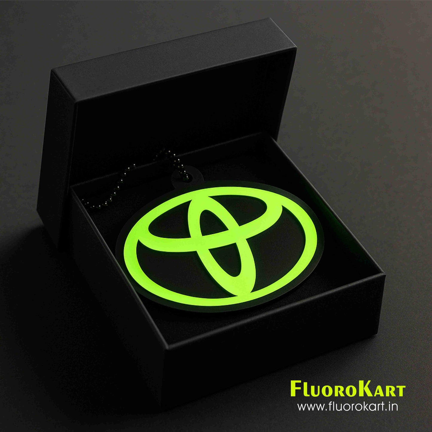 Toyota Logo – Fluorescent Car Mirror Hanging Charm