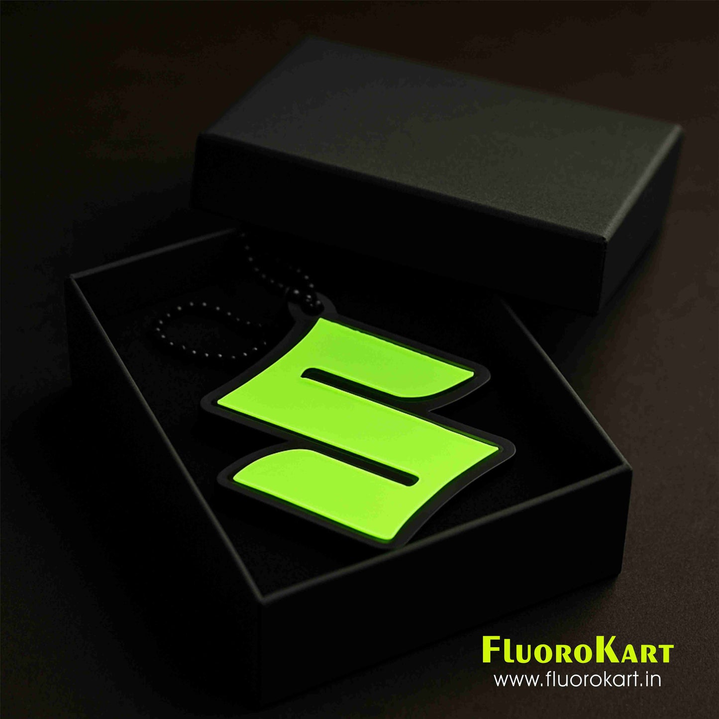 Suzuki Logo – Fluorescent Car Mirror Hanging Charm