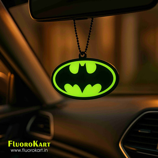 Batman Logo – Fluorescent Car Mirror Hanging Charm