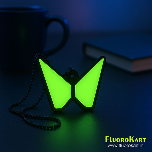 Mahindra Logo – Fluorescent Car Mirror Hanging Charm