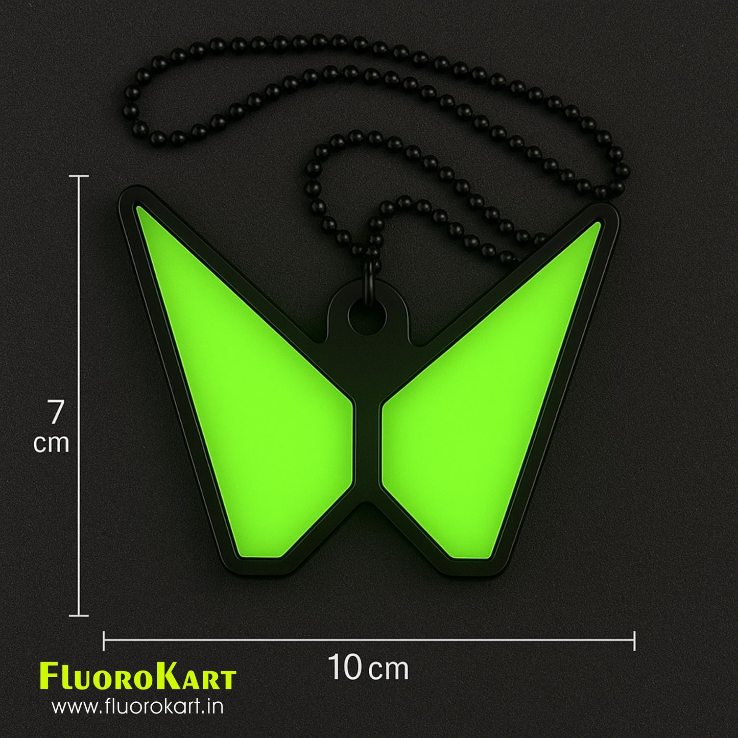 Mahindra Logo – Fluorescent Car Mirror Hanging Charm